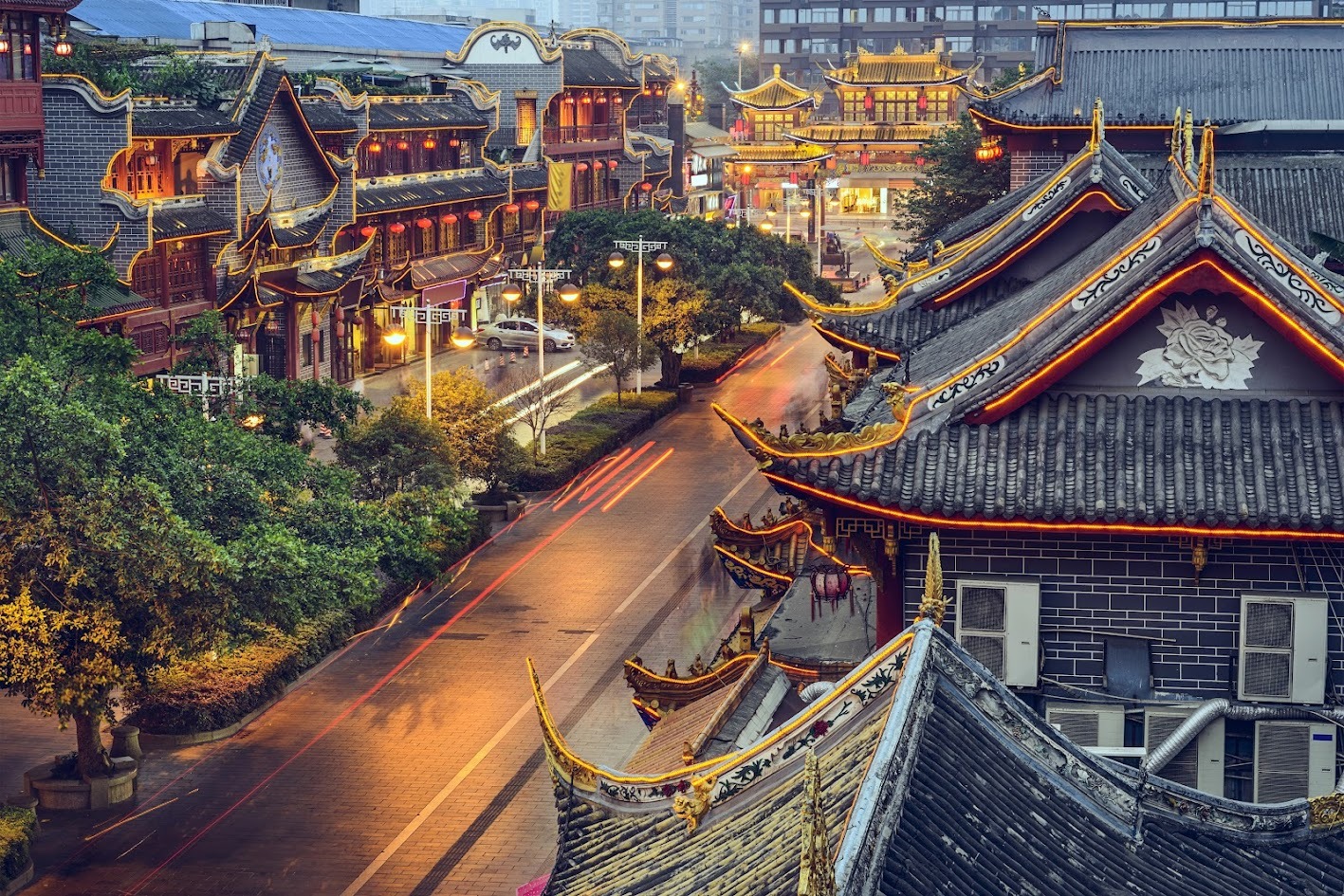 Hà Nội – Thành Đô – Công Viên Manhua - Cửu Trại Câu – Lạc Sơn Đại Phật